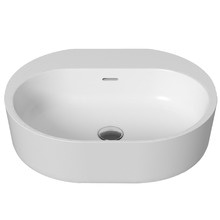 Lilli 550mm Matte White Solid Surface Basin